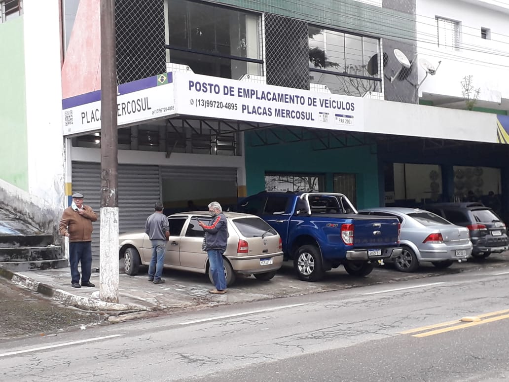 Posto de emplacamento em Jacupiranga e Registro São Paulo